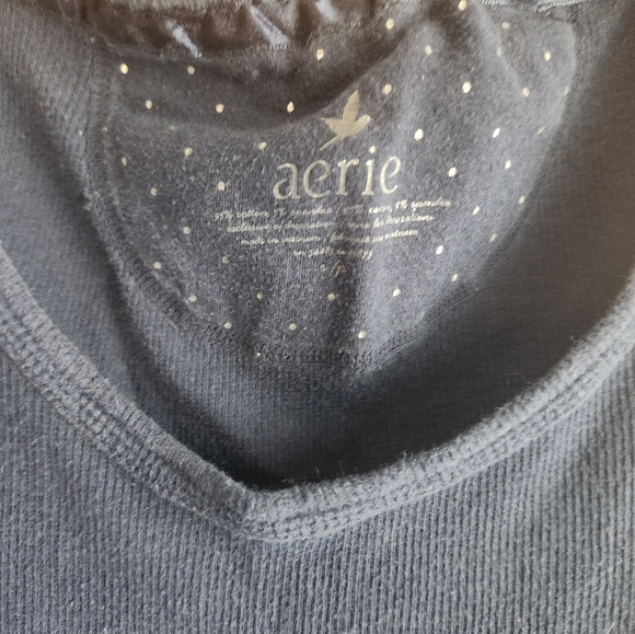 Aerie Deep Blue Tank Top - Picture 2 of 3